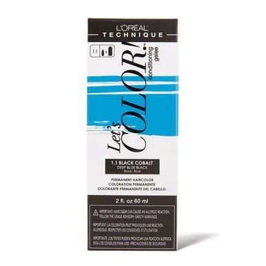 L’Oreal Let’s Color! 1.1 Black Cobalt 2 fl oz