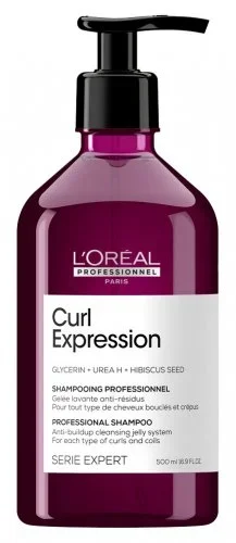 L’Oréal Professionnel – SERIE EXPERT – CURL EXPRESSION – Professional Shampoo – Moisturizing Gel Shampoo for Curly and Wavy Hair – 500 ml