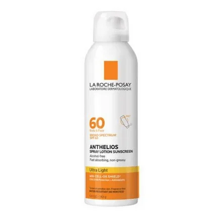 La Roche Posay Anthelios Spray Lotion Sunscreen SPF 60 5oz / 148ml