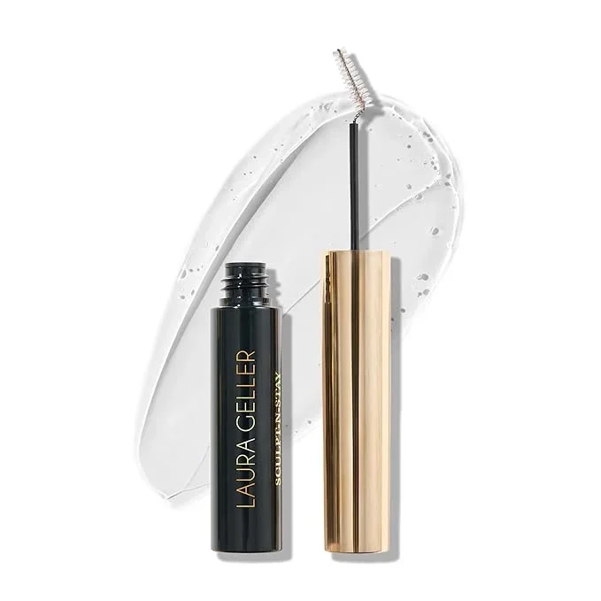 LAURA GELLER NEW YORK Sculpt-n-Stay Clear Brow Gel – Eyebrow Setting Gel – Shapes and Sculpts – Non-Sticky Formula