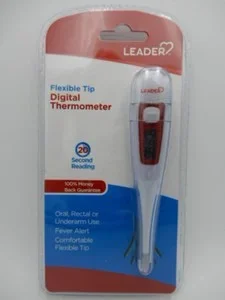 Leader Flexible Tip Digital Thermometer 1 Ct