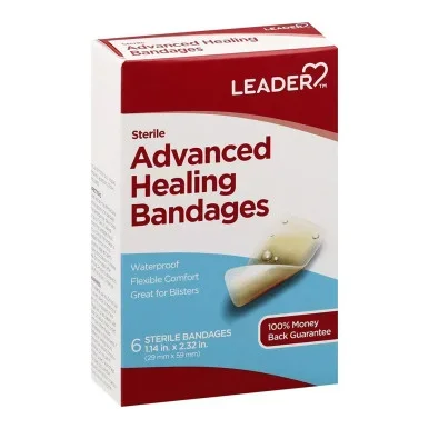 Leader Sterile Advanced Healing Bandages 6 Ct