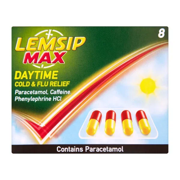 Lemsip Max Daytime Caps 8S Health & Wellbeing