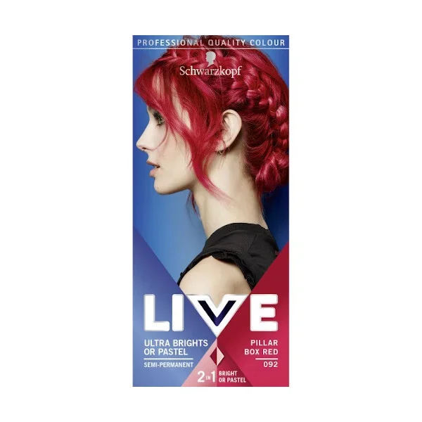Live Ultra Brights Pillar Red 092 Hair