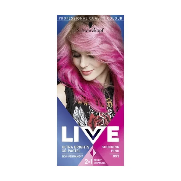Live Ultra Brights Pink 093 Hair