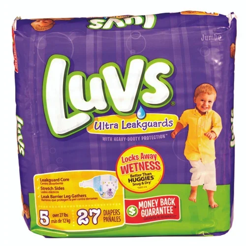 Luvs Convenience Pack Diapers 25ct Size 5 (25 ct), 27 lb+ Thrifty White Health Essentials