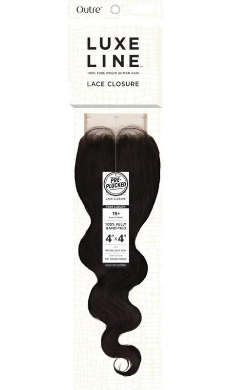 LUXELINE Closure Body Wave 4×4 Outre