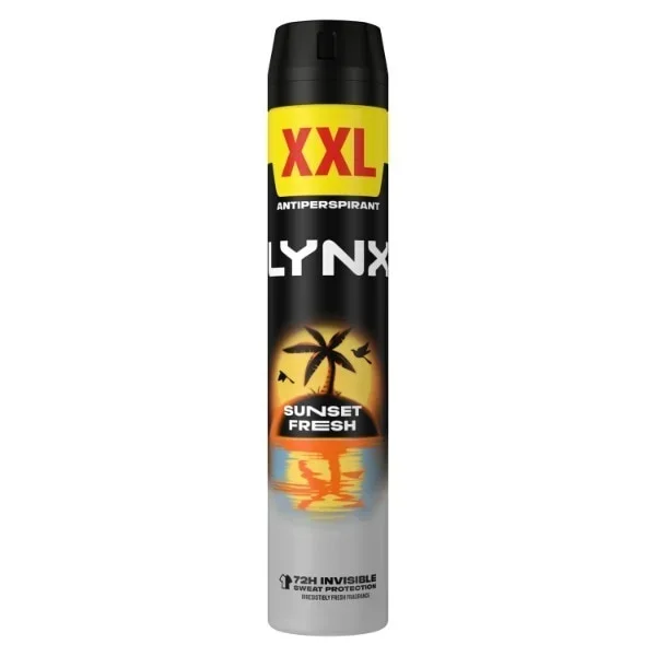 Lynx Sunset Fresh 72Hr Antiperspirant Deodorant 300ml Toiletries