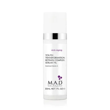 M.A.D Skincare Youth Transformation Retinol Complex Serum 1% 1 fl oz