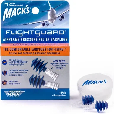 Macks Flightguard Airplane Pressure Relief Earplugs 1 Ct