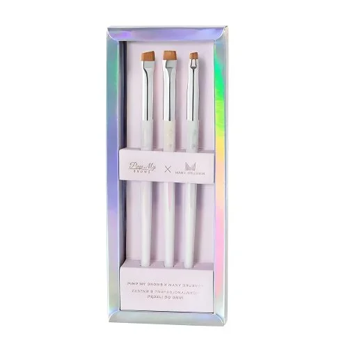 Many Beauty – Pimp My Brows – Set of 3 professional eyebrow brushes