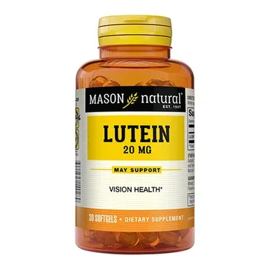 Mason Natural Lutein 20Mg Antioxidant Capsules, Extra Strength 30 Ea