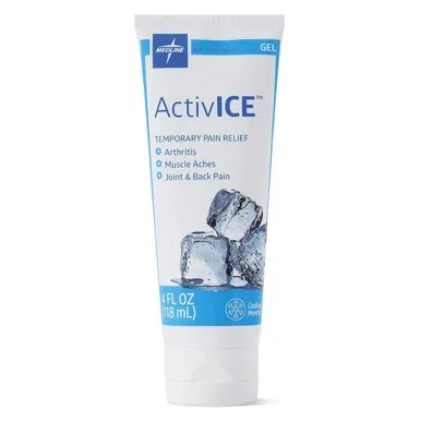 Medline Activice Pain Reliever Gel, Arthritis & Muscle Aches Relief 4 Oz