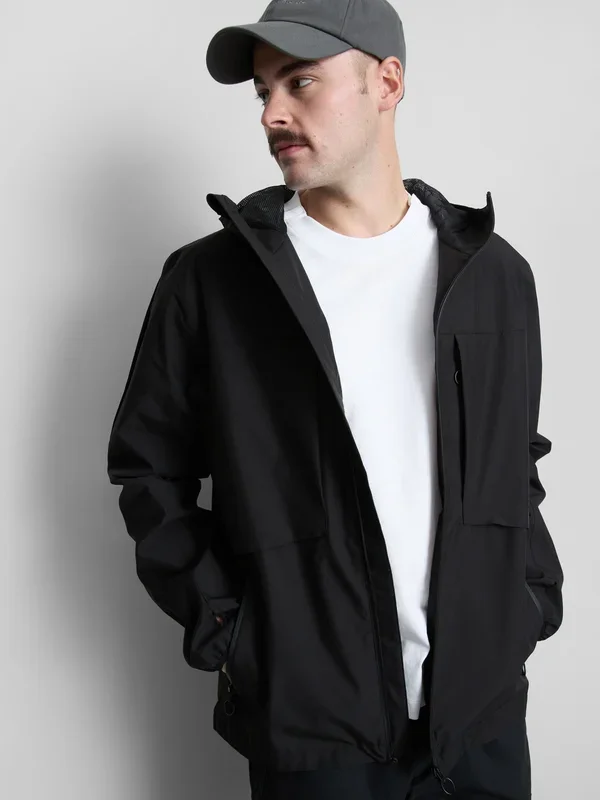 Men’s Black Adaptive Raincoat Penneys
