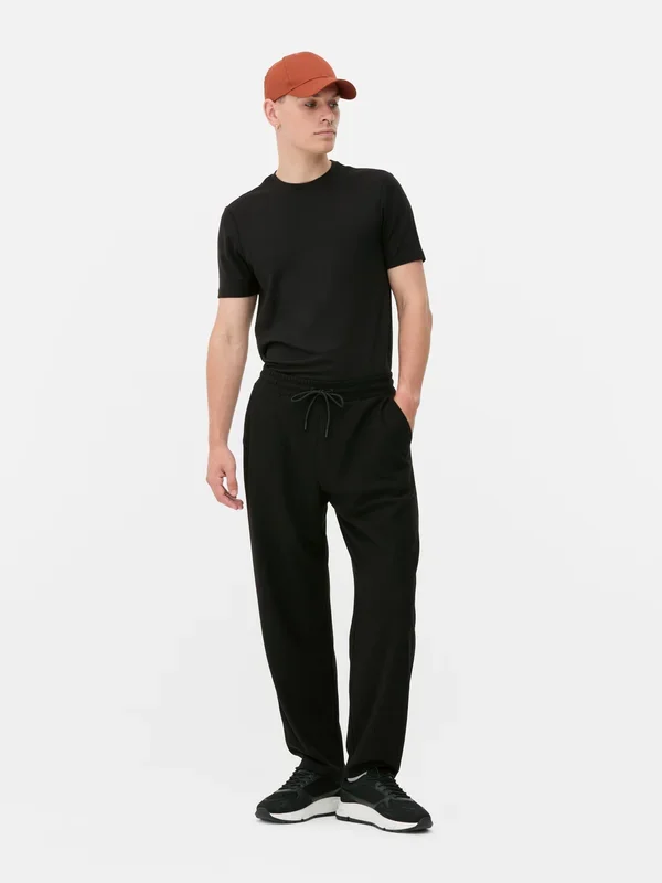 Men’s Black Drawstring Smart Joggers Penneys