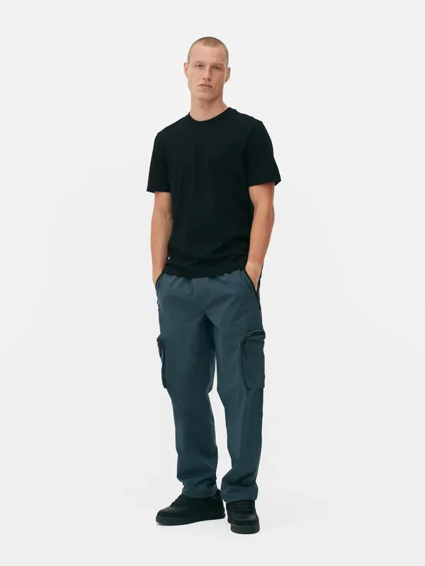 Men’s Black Regular Crew Neck Tshirt Penneys