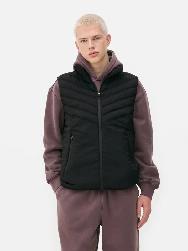 Men’s Black ZipUp Performance Gilet Penneys