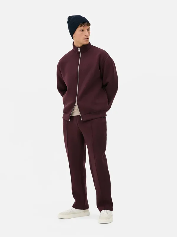 Men’s Burgundy Kem ZipUp Sweatshirt Penneys