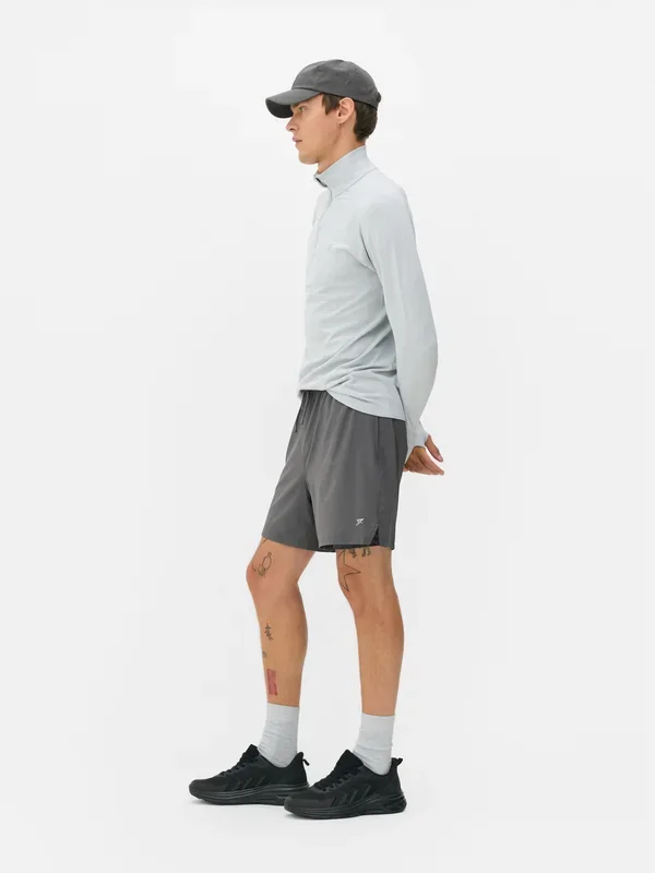 Men’s Charcoal Performance 2In1 Shorts Penneys