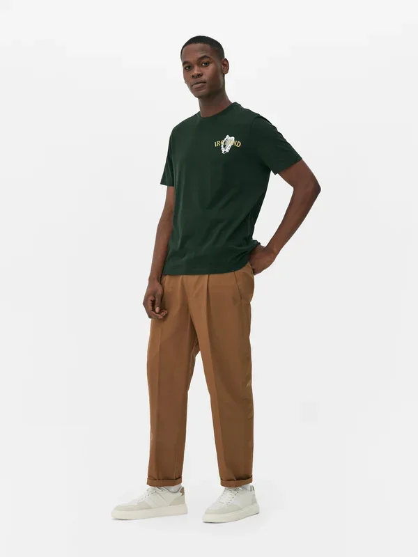 Men’s Green Ireland Print Tshirt Penneys