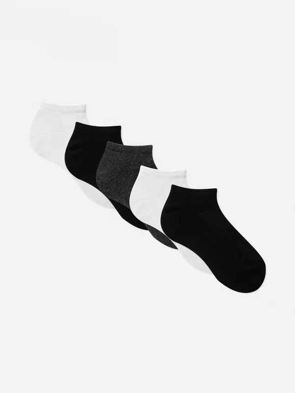 Men’s Multi 5pk Terry Trainer Socks Penneys