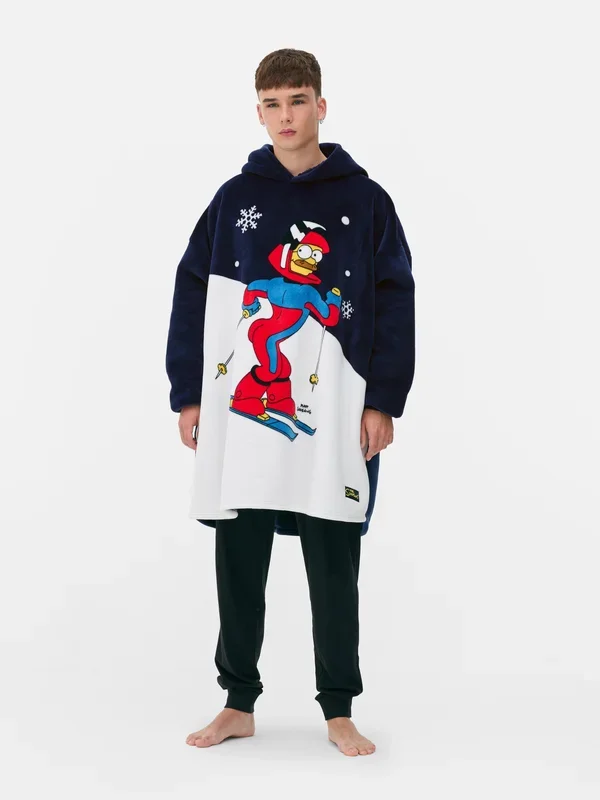 Men’s Navy The Simpsons Ned Flanders Snuddie Penneys