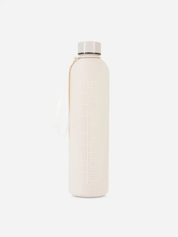 Mocha Frosted Water Bottle Penneys