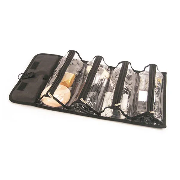 MST 004 – Roll-Up Hanging Makeup Organizer