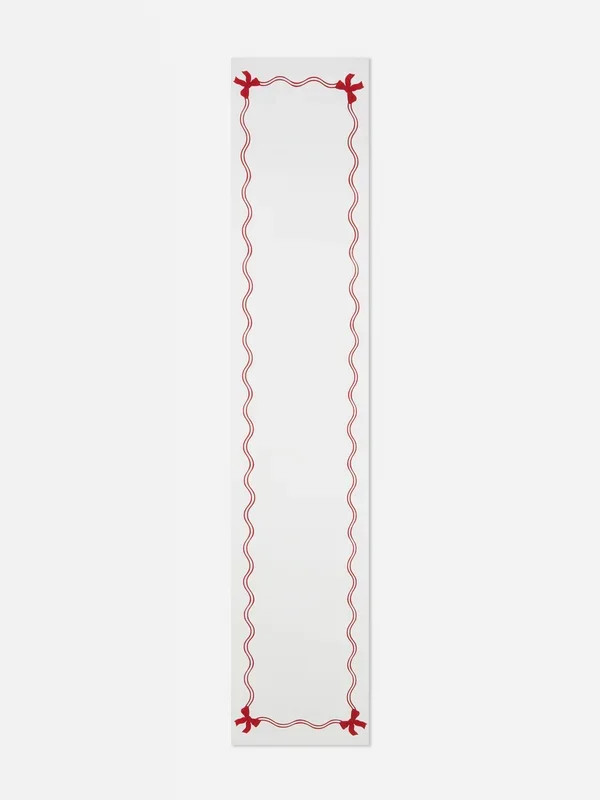 Multi Christmas Bow Table Runner Penneys