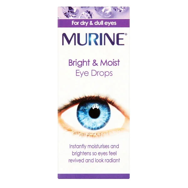Murine Bright & Moist Eye Drops 15ml Health & Wellbeing