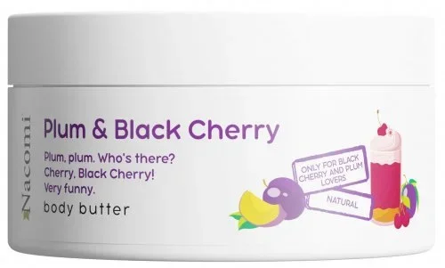 Nacomi – Plum & Black Cherry Body Butter – 100 ml