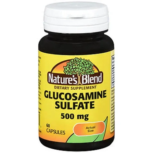 Nature’s Blend Glucosamine Sulfate 500 mg Capsules Thrifty White Health Essentials
