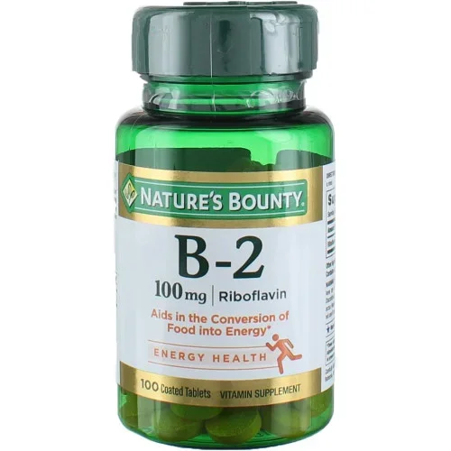 Nature’s Bounty Vitamin B2 100 mg Thrifty White Health Essentials