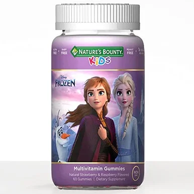 Natures Bounty Disney Frozen Kids Gummy Multivitamin, 60 Count