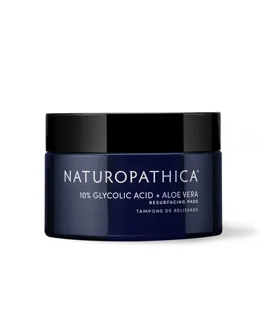 Naturopathica Glycolic Acid + Aloe Vera Pads 55 ct