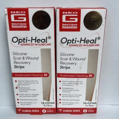 Neo G OptiHeal Wound Recovery Strips Silicone Scar & Wound 6 Strips