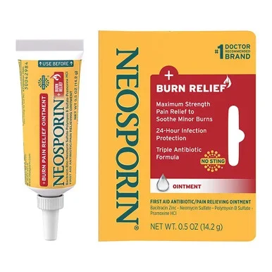 Neosporin Dual Action Burn Relief Ointment 0.5 Oz