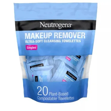 Neutrogena Facial Cleansing Makeup Remover Wipes 20 ct