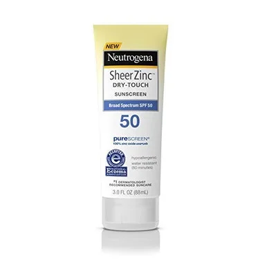 Neutrogena Sheer Zinc DryTouch Sunscreen Broad Spectrum, Spf 50 3 Oz