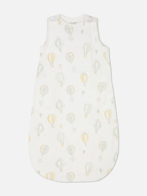 Newborn Baby Boys;Girls;Unisex White 018mths 1.5 Tog Hot Air Balloon Baby Sleep Bag Penneys