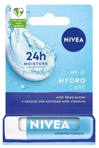 Nivea – HYDRO CARE – 24h Moisture – Caring balm – SPF 15 – 4.8 g