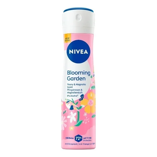 Nivea Blooming Garden 150ml Spray Toiletries