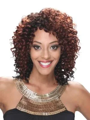 NO.8 Deep Wave 8 3 pcs + Closure Human Hair Blend By Zury Sis
