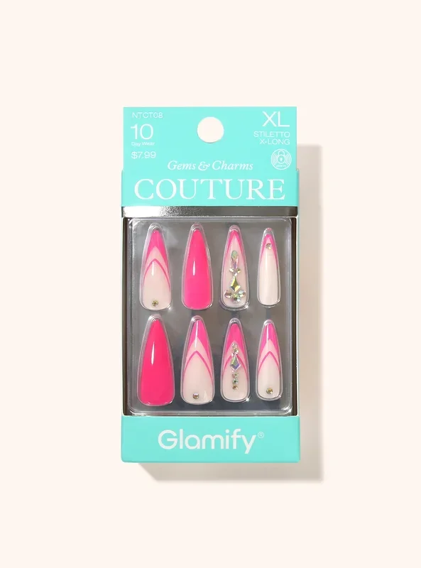 NTCT08 Couture Press On Nails – Stiletto X-Long