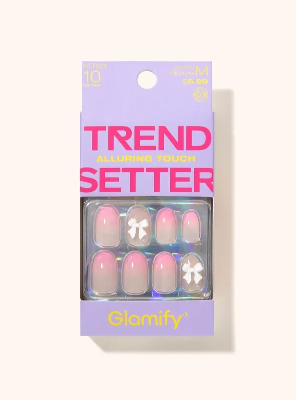 NTTS04 Trendsetter Press On Nails – Almond Medium