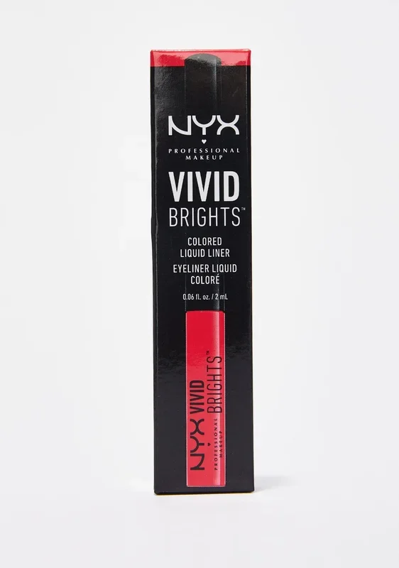 NYX Vivid Brights colored Liquid Eyeliner – Vivid Fire