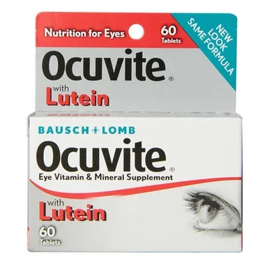 Ocuvite Nutrition For Eyes, Tablets By Bausch And Lomb 60 Each