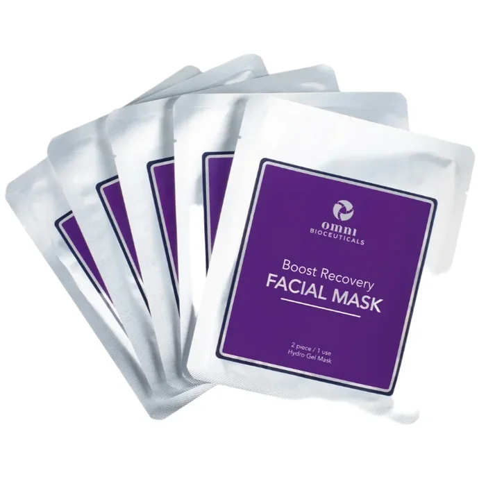 Omni Bioceuticals Boost Recovery Facial Mask – 5 Pack