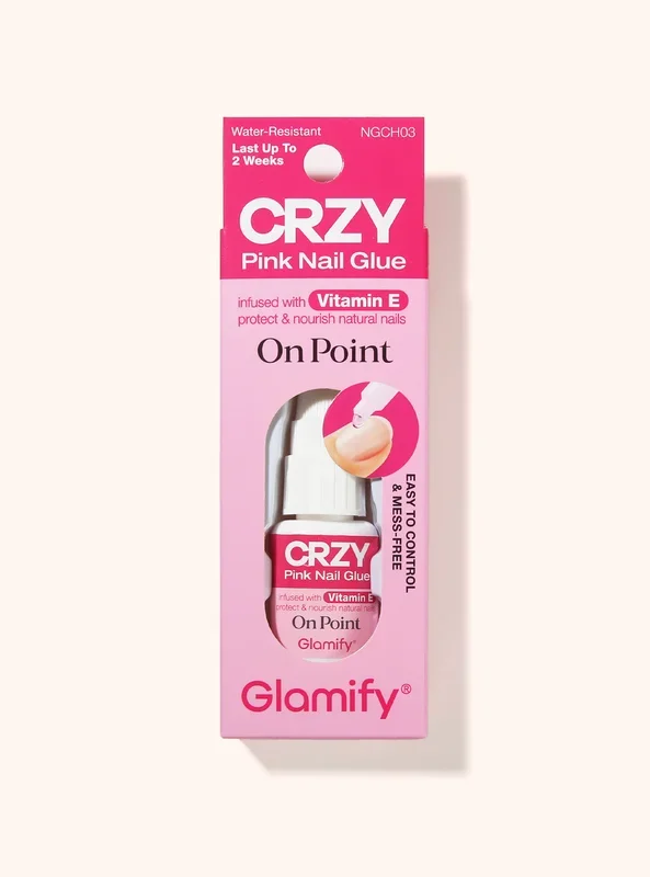 On Point Pink Nail Glue