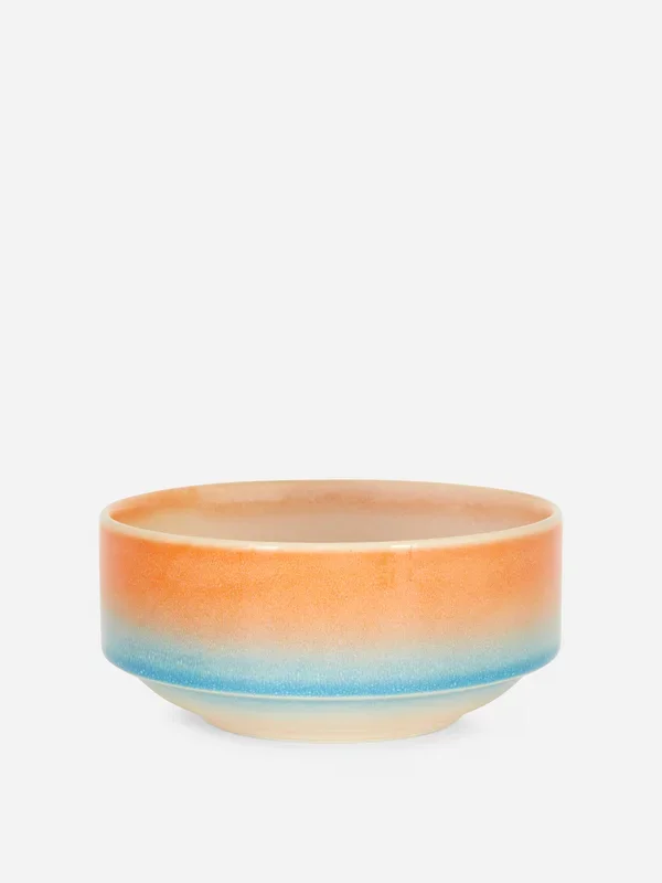 Orange Reactive Glaze Ombré Bowl Penneys